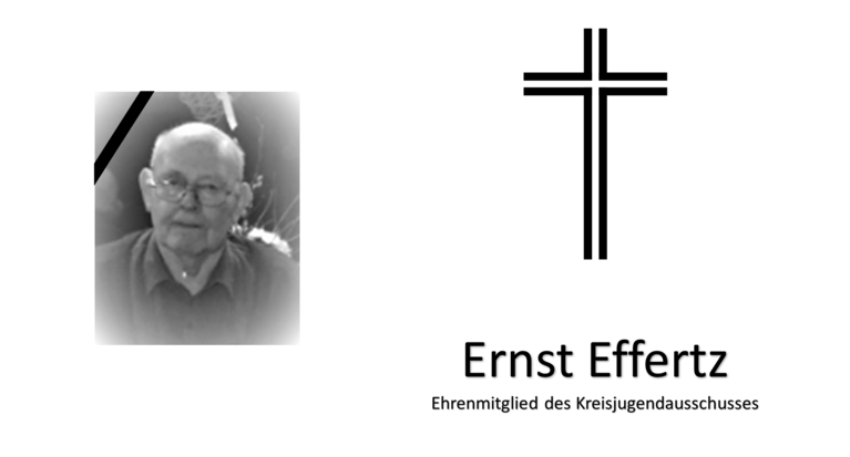 Der Fußballkreis Düren trauert um Ernst Effertz