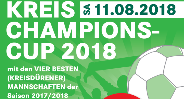 Kreis-Champions-Cup 2018 am Samstag, 11.08.2018
