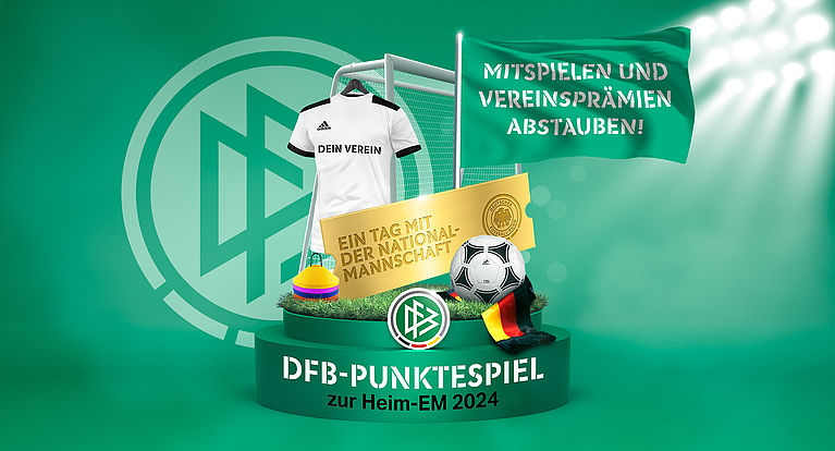 "DFB-Punktespiel": Start der Vereinsaktion zur EURO 2024