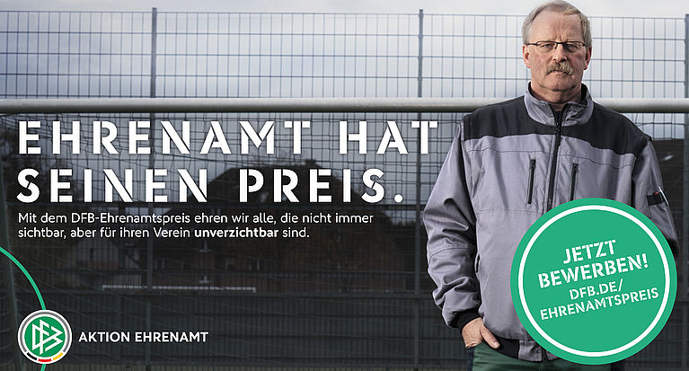 DFB-Ehrenamtspreis: Jetzt Kandidat*in vorschlagen!